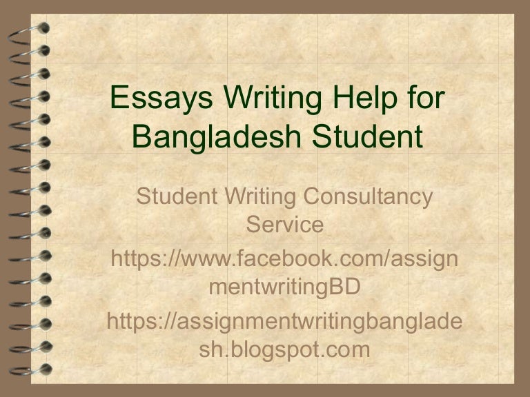 Essay writing help for Bangladeshi Student
