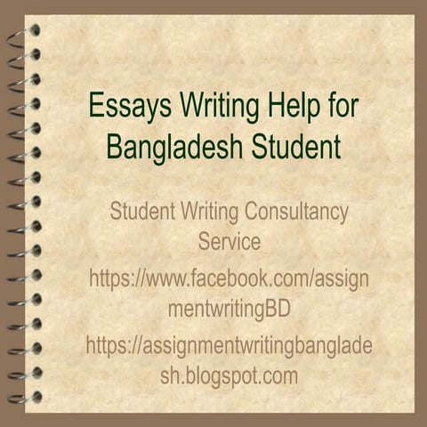 Essay writing help for Bangladeshi Student