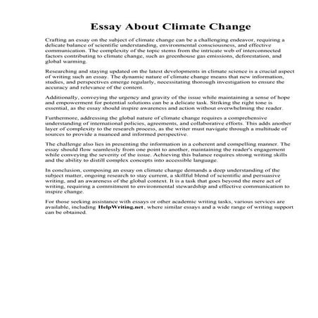 Essay About Climate Change.pdf