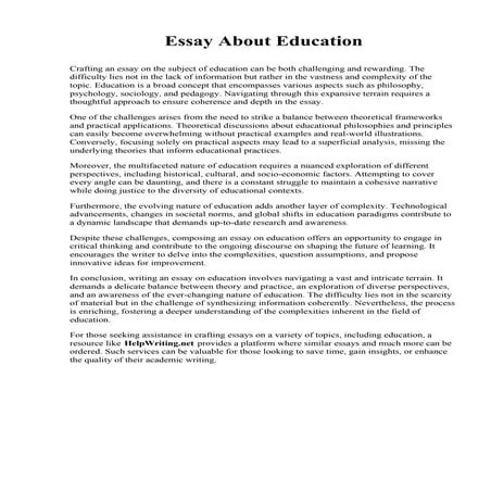 Essay About Education.pdf
