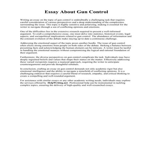 Gun Control Argumentative Essay.pdf