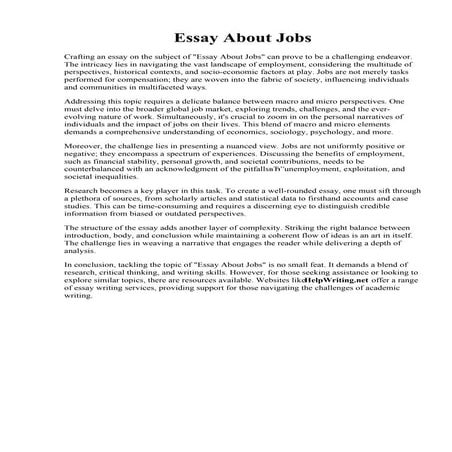Essay About Jobs.pdf