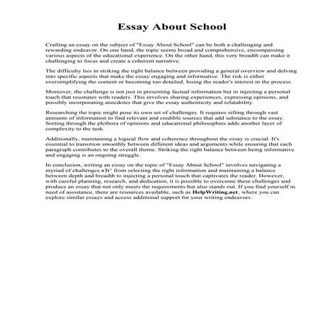 Essay About School.pdf
