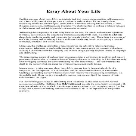 Essay About Your Life.pdf