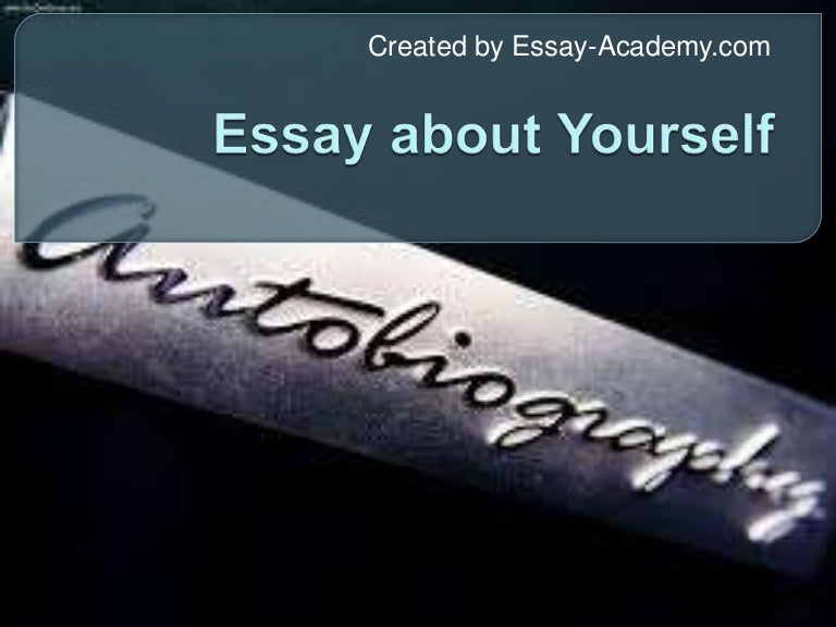 Essays on yourself