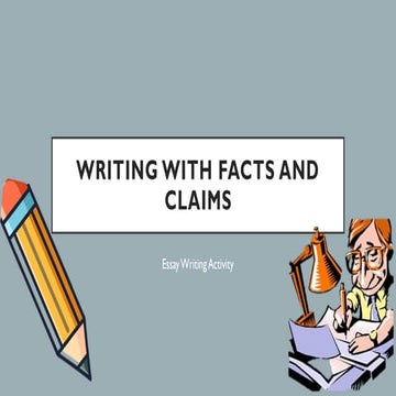 Essay activity Lesson about Facts and Opinion.pptx