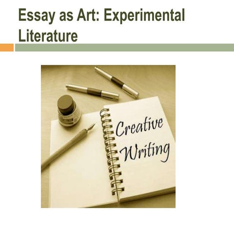 Essay as art