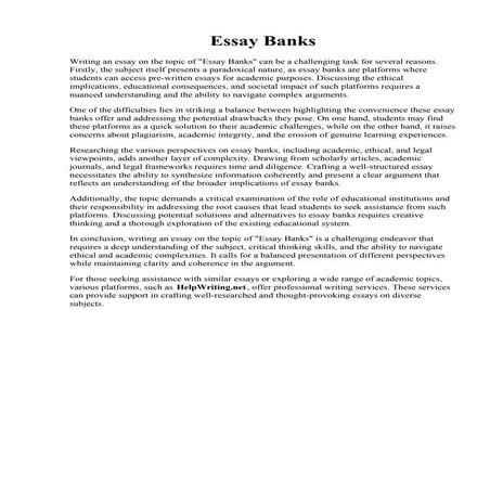 Essay Banks.pdf