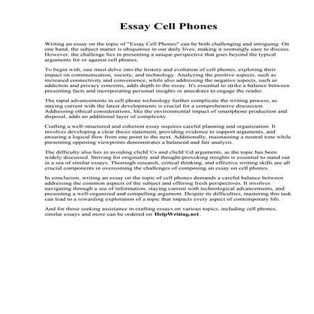Essay Cell Phones.pdf