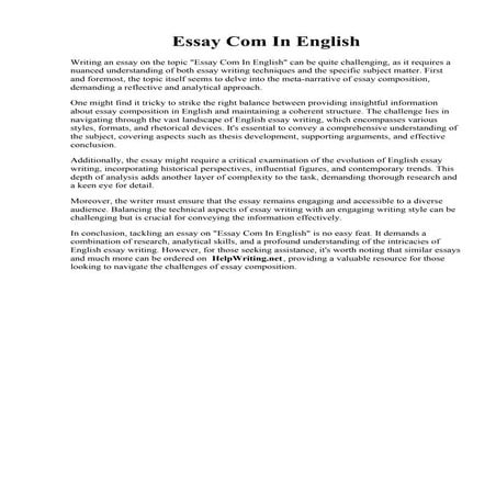 Essay Com In English.pdf
