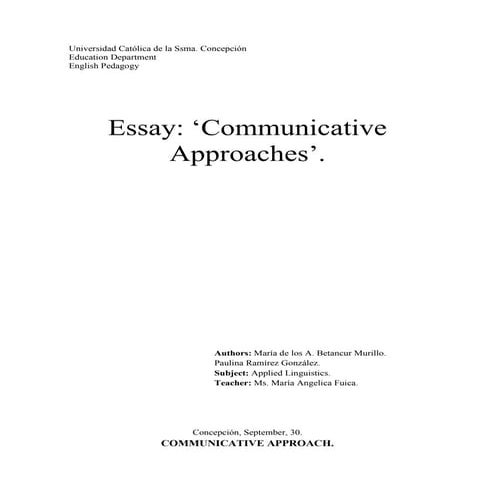 Essay-communicative_approaches