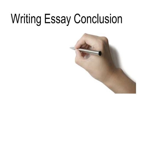 Essay conclusions
