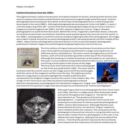 Photography A2 Essay