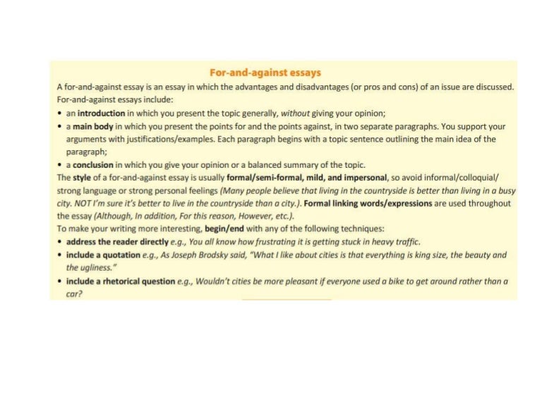 Expository essay format picture