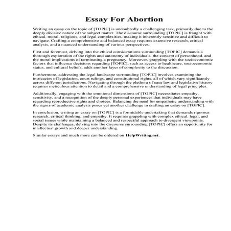 Essay For Abortion.pdf