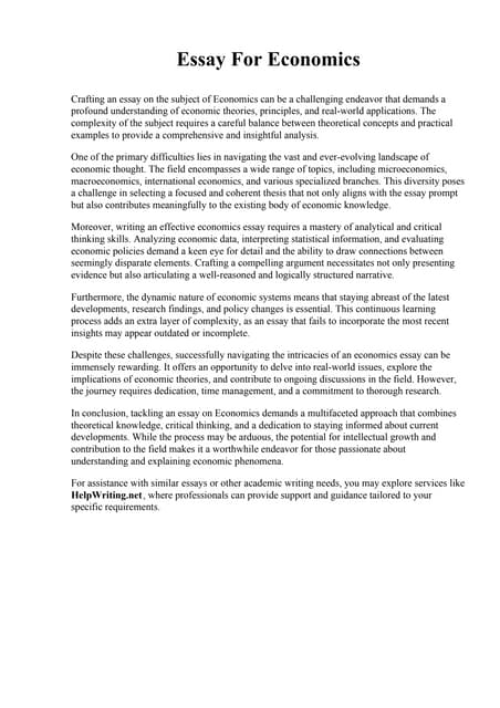 Essay On Economic Development.pdf