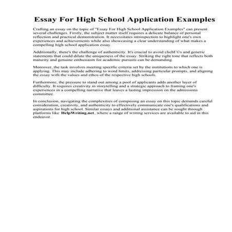 Essay For High School Application Examples.pdf