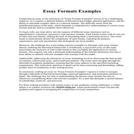 Essay Formats Examples.pdf