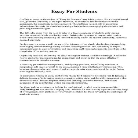 Essay For Students.pdf