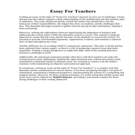 Essay For Teachers.pdf