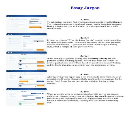 Essay Jargon. Online assignment writing service.