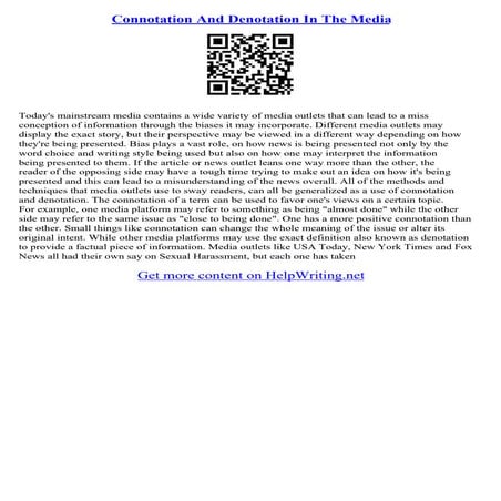 Mass Media Essay Topics