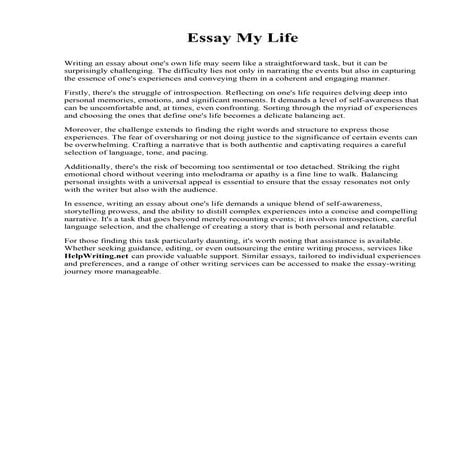 Essay My Life.pdf
