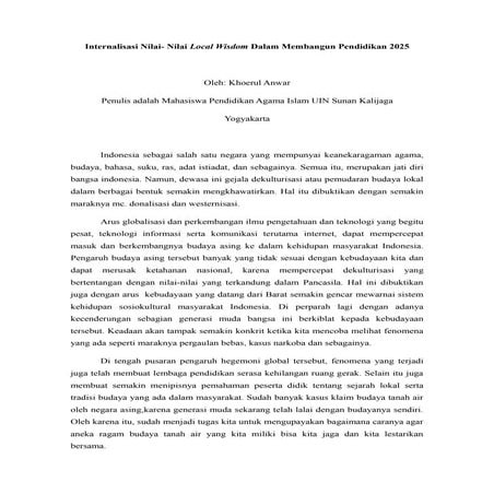 Essay Nasional, Lomba Essay LPM Paradigma