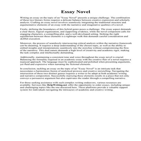Essay Novel.pdf