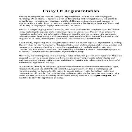 Essay Of Argumentation.pdf