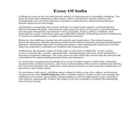 Essay Of India.pdf