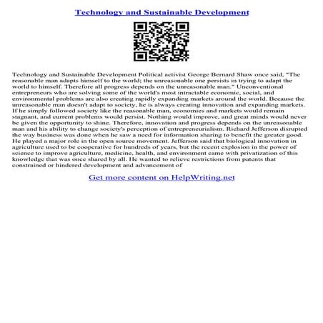 Essay Of Technology