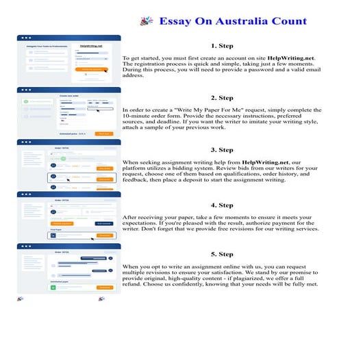 Essay On Australia Count. Online assignment writing service.