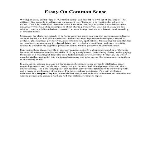 Common Sense Essay.pdf