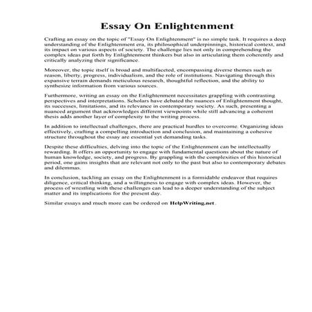 Essay On Enlightenment.pdf