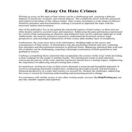 Essay On Hate Crimes.pdf
