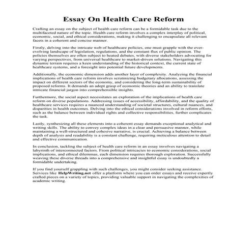 Essay On Health Care Reform.pdf