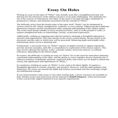 Essay On Holes.pdf