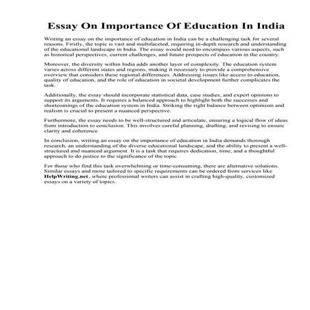 Essay On Importance Of Education In India.pdf