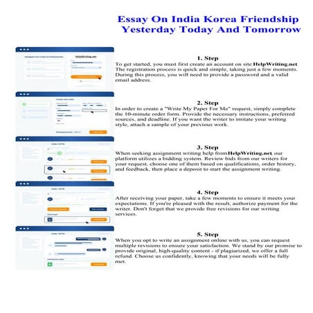 Essay On India Korea Friendship Yesterday Today And Tomorrow