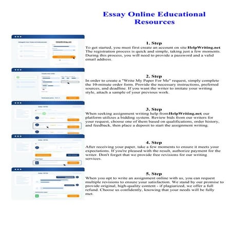 Essay Online Educational Resources. Online assignment writing service.