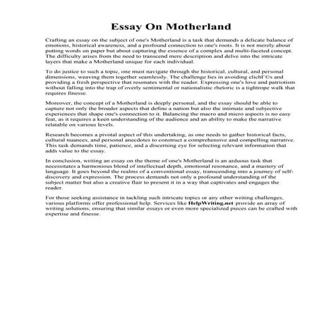 Essay On Motherland.pdf