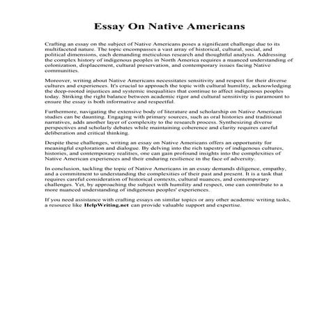 Essay On Native Americans.pdf