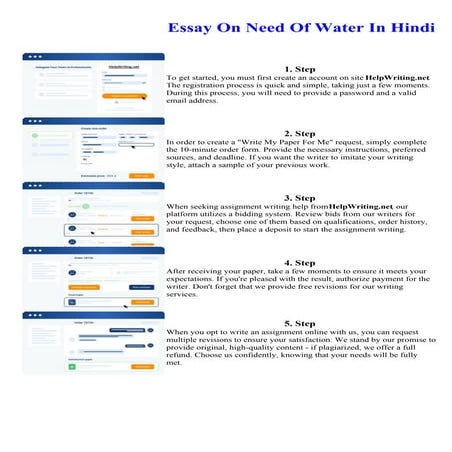 Essay On Need Of Water In Hindi