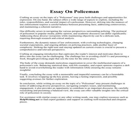 Essay On Policeman.pdf