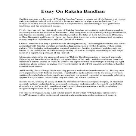Essay On Raksha Bandhan.pdf