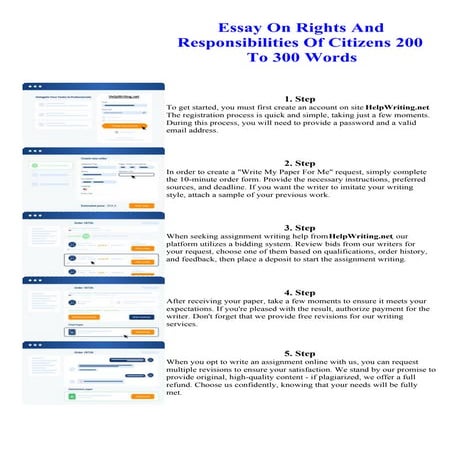 Essay On Rights And Responsibilities Of Citizens 200 To 300 Words