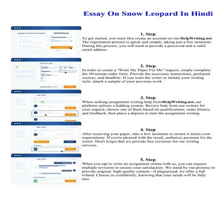 Essay On Snow Leopard In Hindi