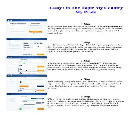 Essay On The Topic My Country My Pride | PDF