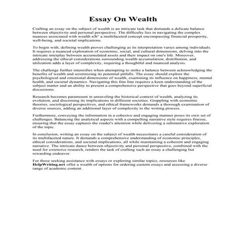 Essay On Wealth.pdf